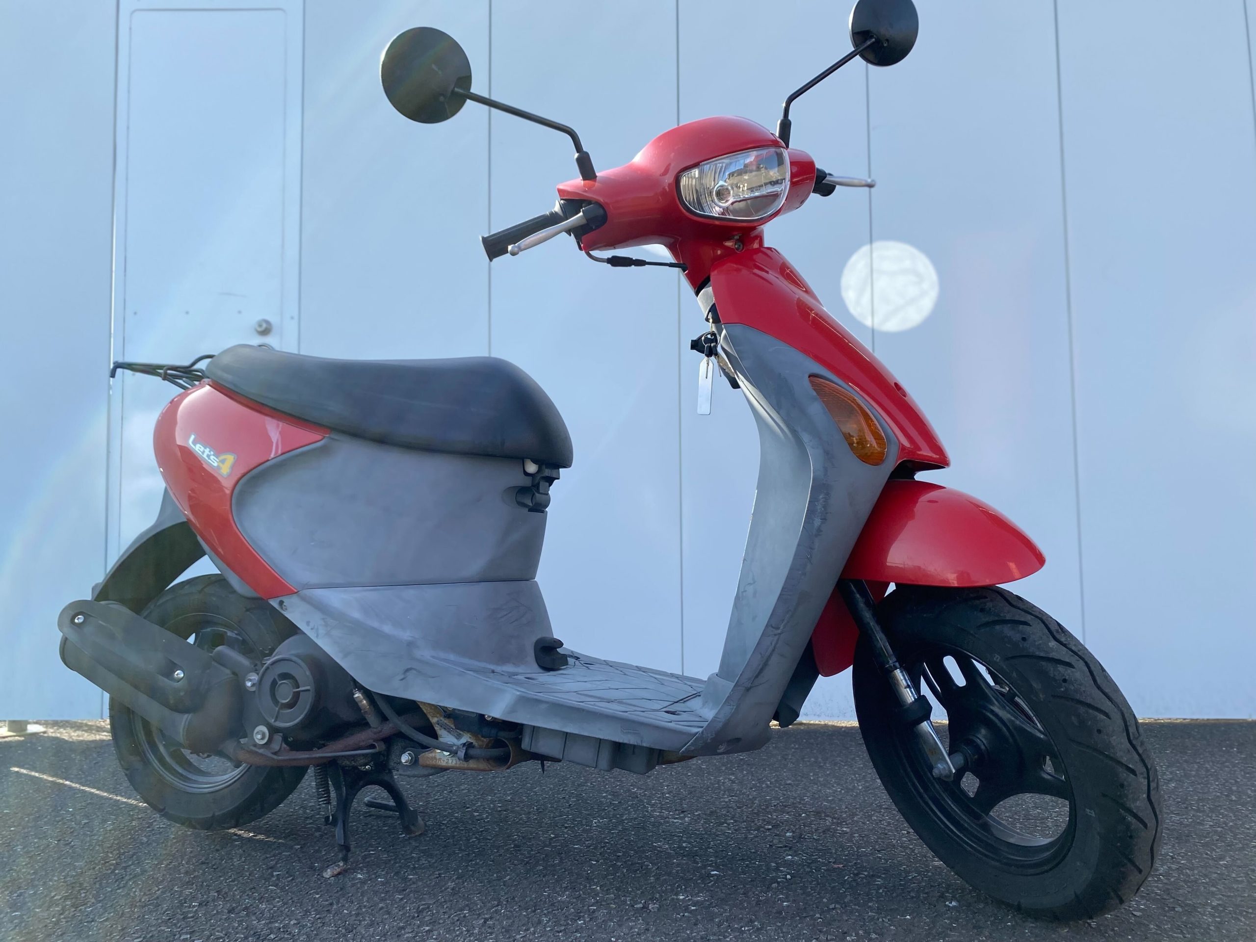 ★売り切り！レッツ4　CA45A　セル1★スズキ　実働★ スズキ レッツ４(ＣＡ４５Ａ) ５０CC 実働車 売り切り１円スタート☆②
