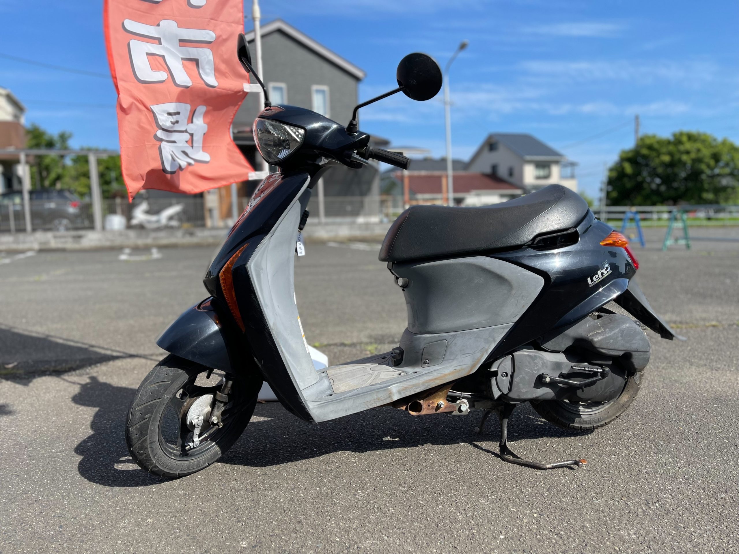 【原付50バイク車体】スズキ　レッツ5＊CA47A ＠神奈川県綾瀬市
