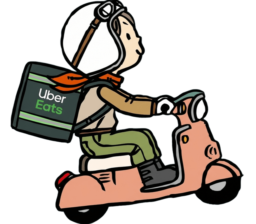 デリバリーバイク