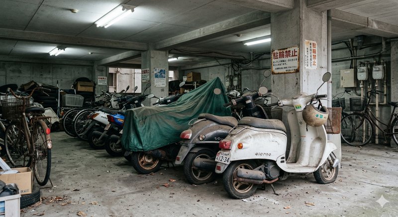 マンション放置車両